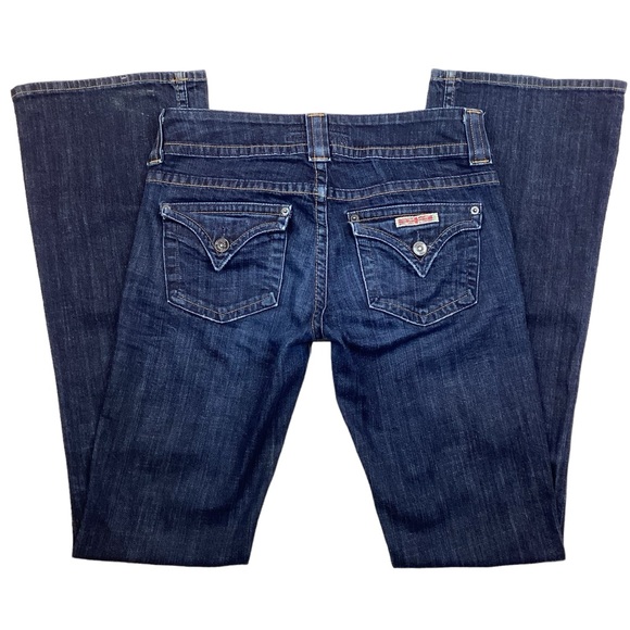 Hudson Signature Bootcut Flare Jeans Flap Back Pockets - Picture 5 of 15